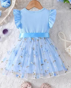 Floral Skirt with Tights for Cute Baby Girl Outfits