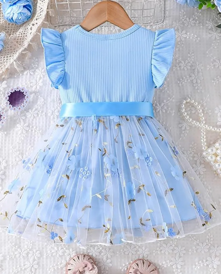 Floral Skirt with Tights for Cute Baby Girl Outfits