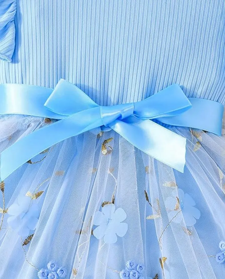 Floral Skirt with Tights for Cute Baby Girl Outfits Hover Image
