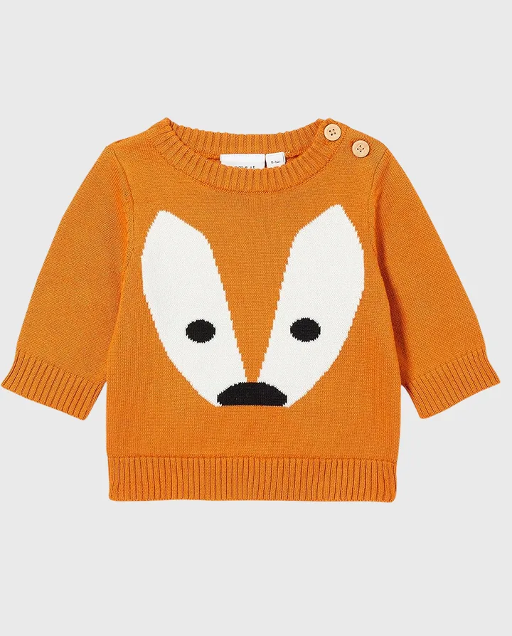 Royal Color Block Sweater for Smart Baby Boy Looks