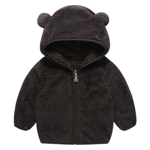 abrigos de invierno para recién nacidos, niños y niñas de 0 a 6 meses, ropa de bebé cálida de forro polar Hover Image